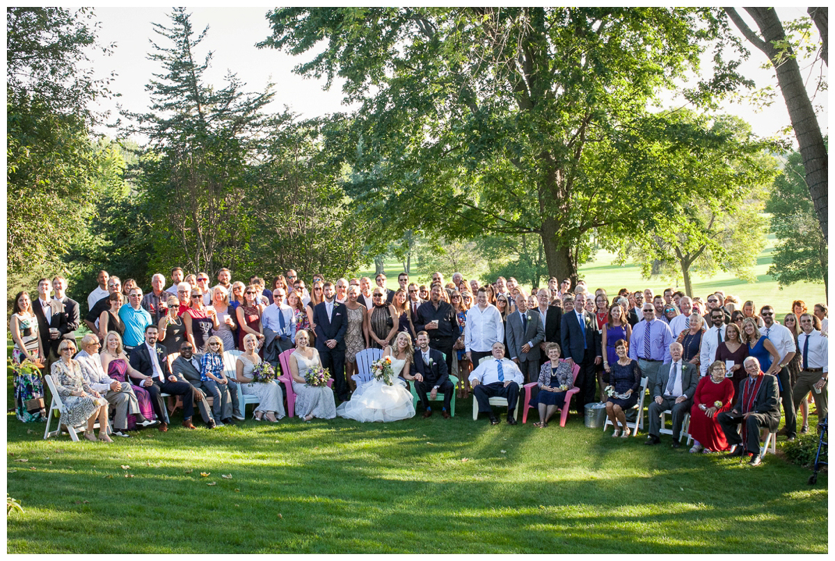 entire wedding party photo